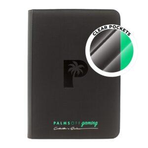 Palms Off Gaming Collectors Series TOP LOADER Zip Binder CLEAR Black 216 Slot 167678101325