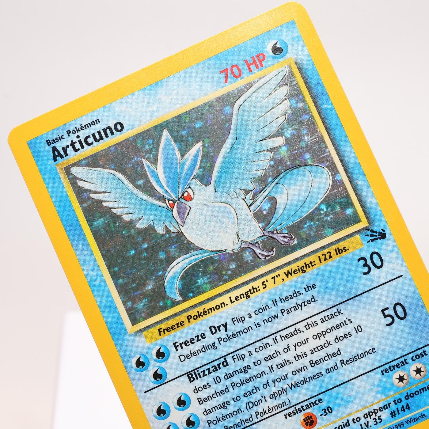 Pokemon TCG – Articuno 2/62 Fossil Holo Rare  WOTC – EXC