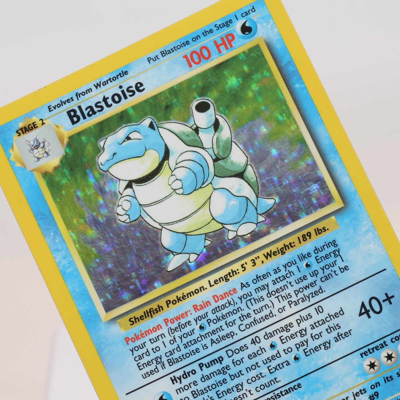 Pokemon TCG Blastoise 2102 Base Set Holo Rare WOTC EXCNM 168205418415