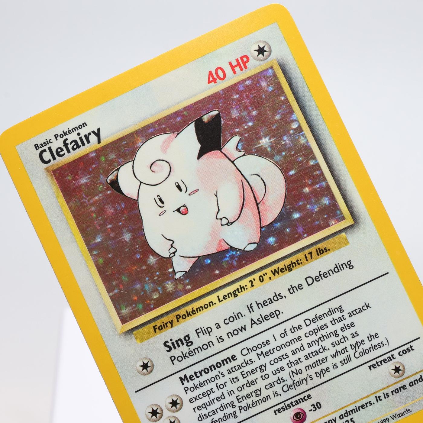 Pokemon TCG Clefairy 5102 Base Set Holo Rare WOTC EXC 168325203365