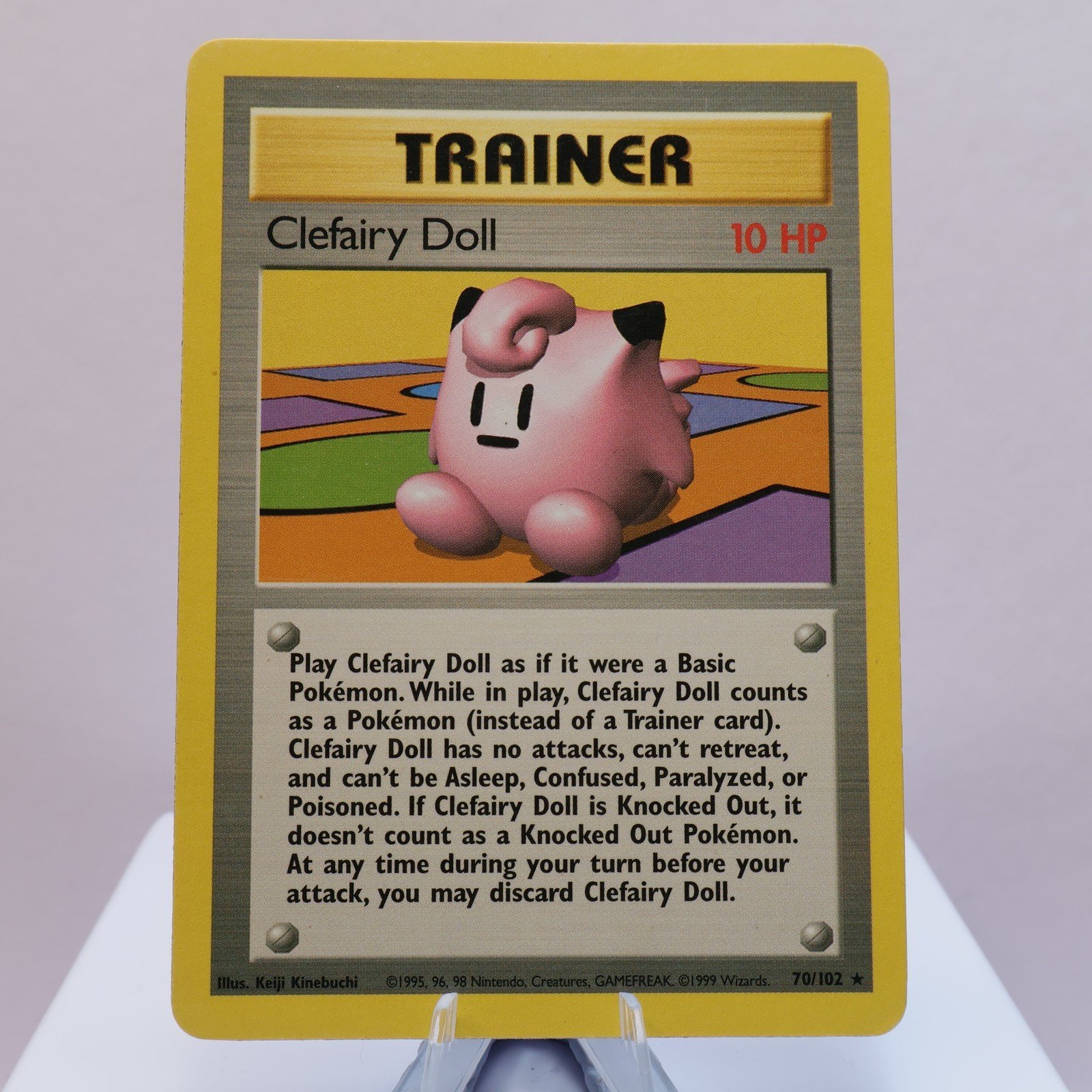 Pokemon TCG Clefairy Doll 70102 Base Set Rare WOTC 1999 167830364435 2