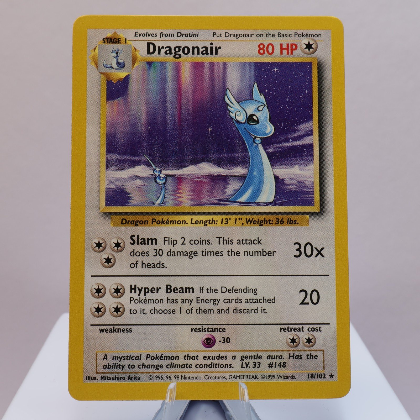 Pokemon TCG Dragonair 18102 Base Set Rare WOTC 1999 NMM 167830364475 2