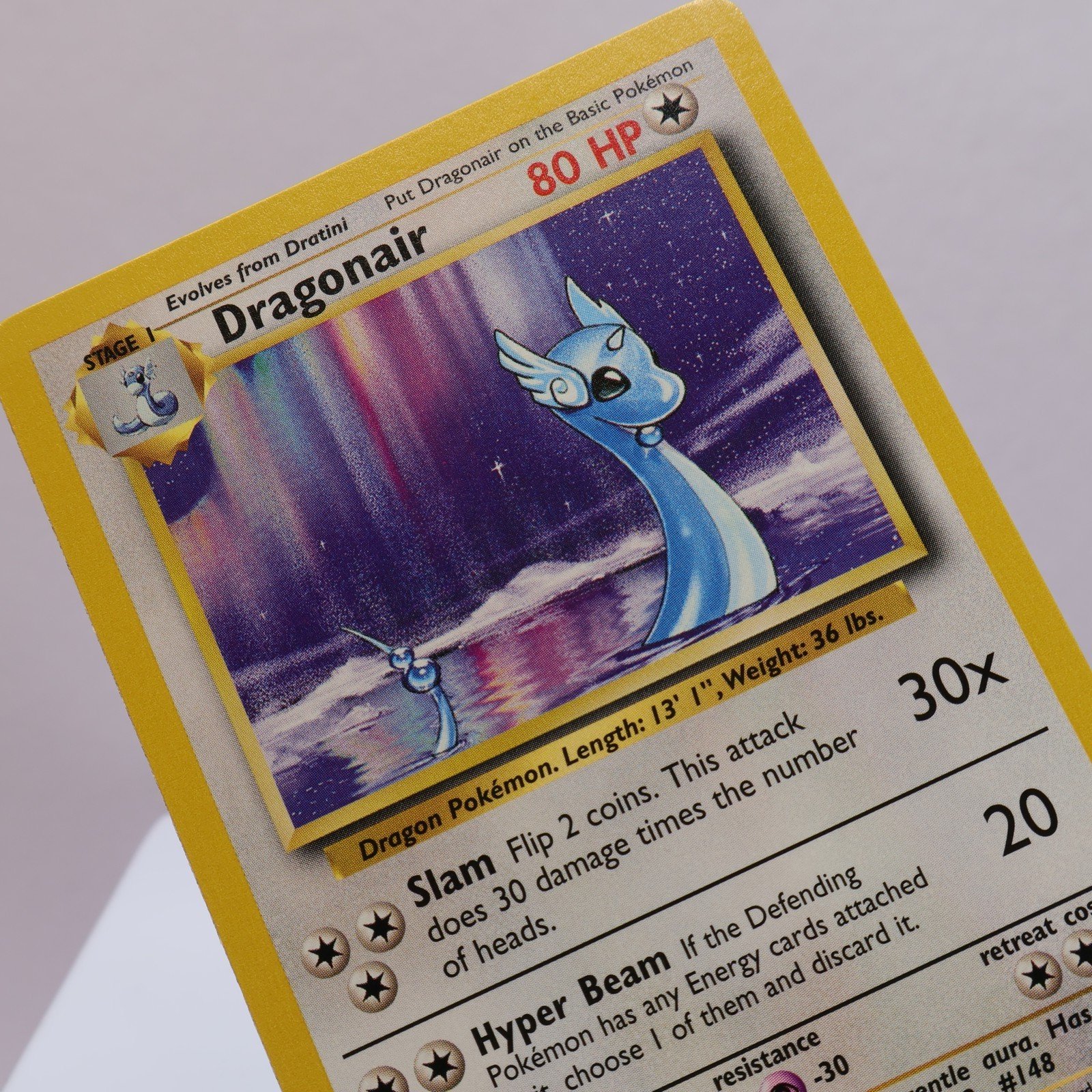 Pokemon TCG Dragonair 18102 Base Set Rare WOTC 1999 NMM 167830364475