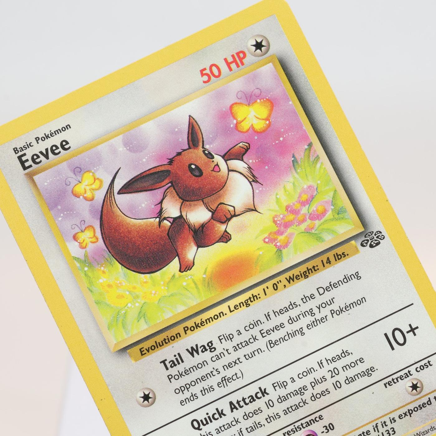 Pokemon TCG Eevee 5164 Jungle Common WOTC MP 168232466135