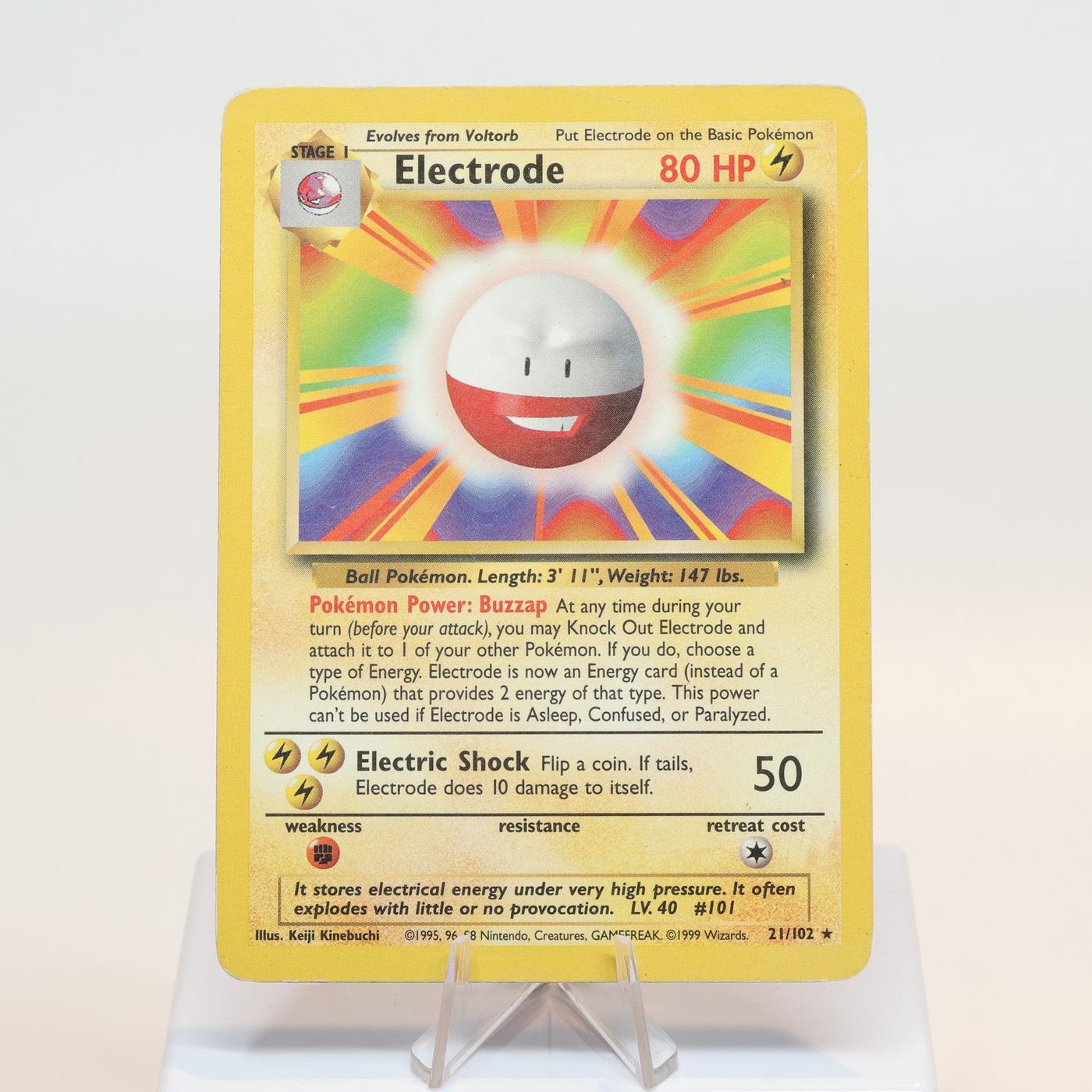 Pokemon TCG Electrode 21102 Base Set Rare WOTC PL 168232466115 2