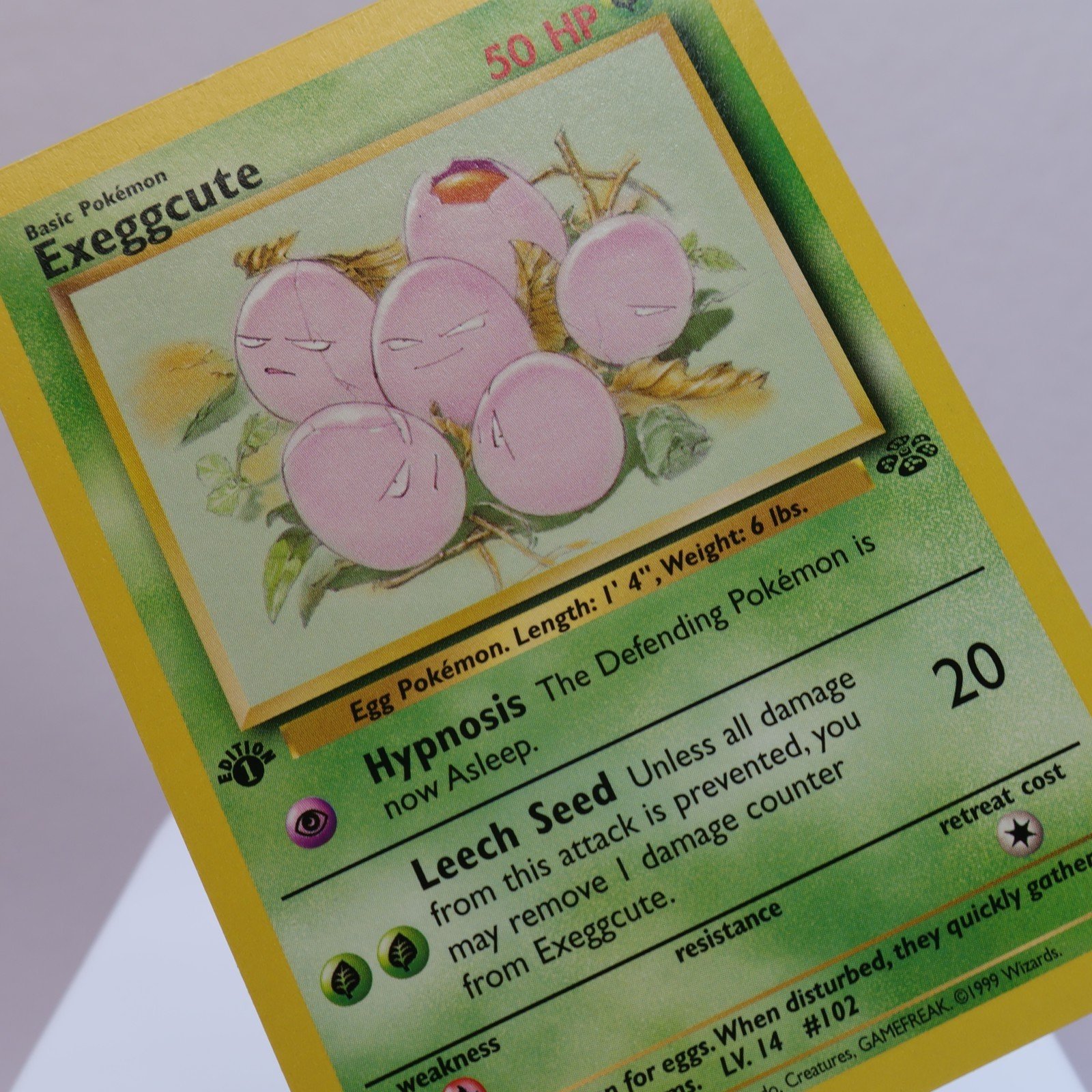 Pokemon TCG – Exeggcute 52/64 Jungle Common 1st Edition WOTC 1999 – EXC/NM