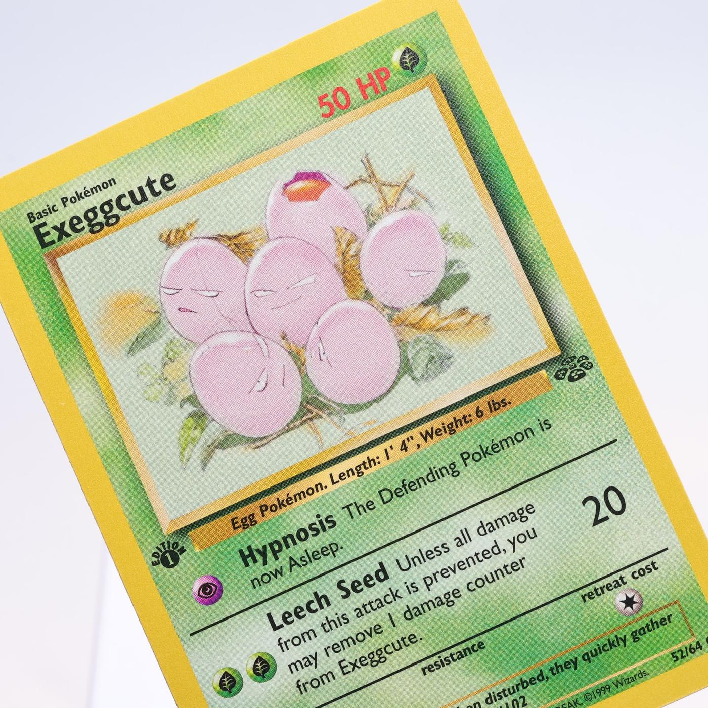 Pokemon TCG Exeggcute 5264 Jungle Common 1st Edition WOTC EXCNM 168300703695