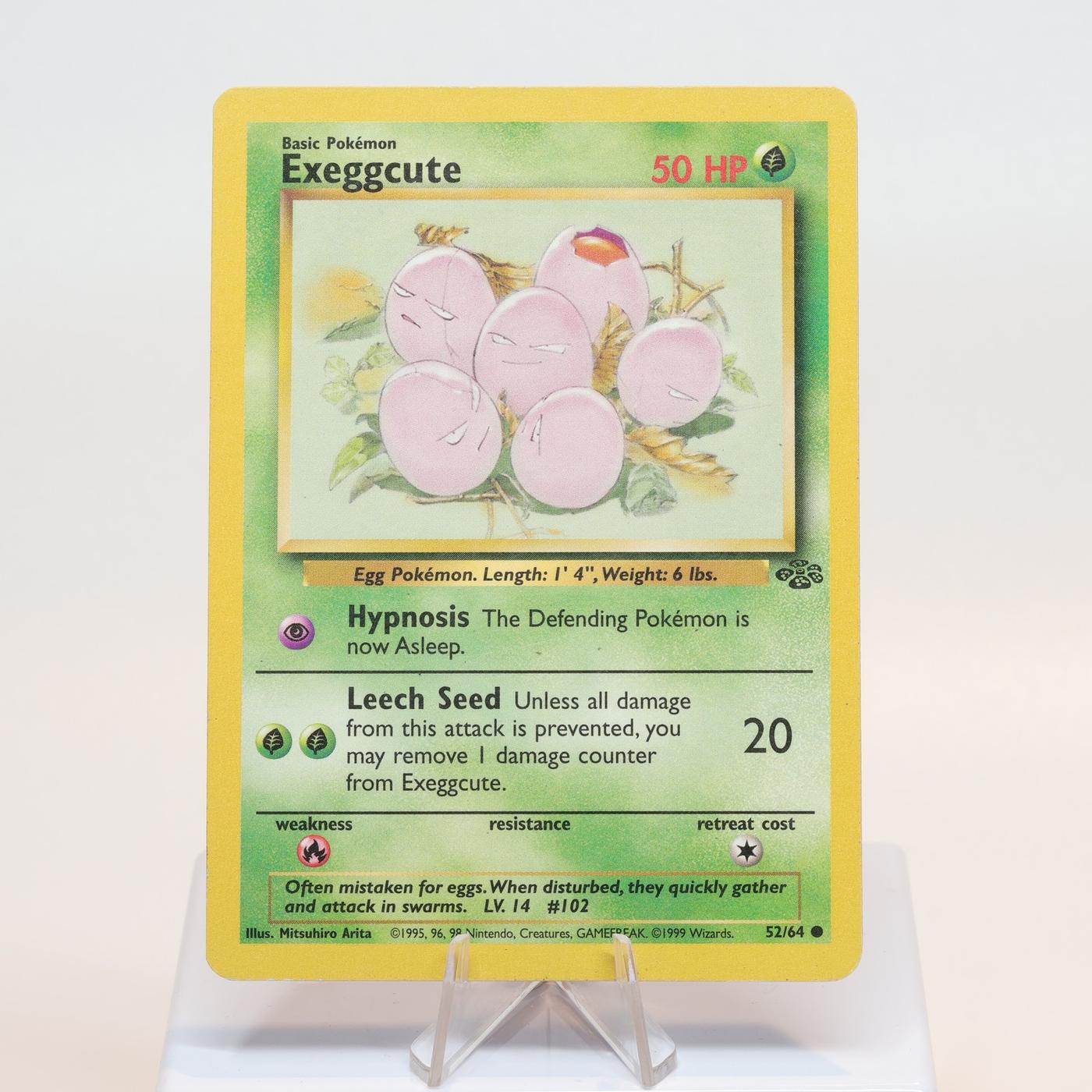 Pokemon TCG Exeggcute 5264 Jungle Common WOTC MP 168232466105 2