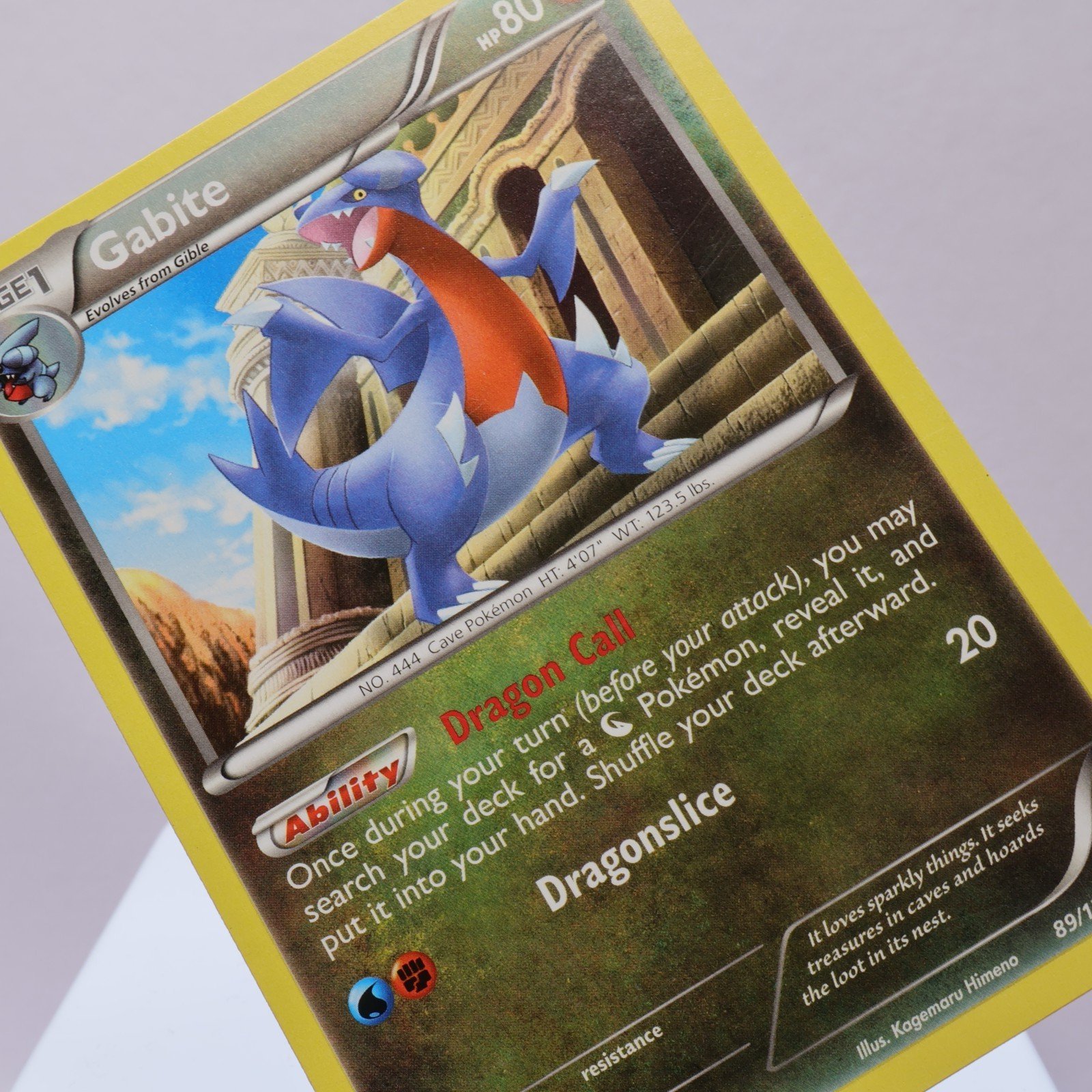 Pokemon TCG – Gabite 89/124 Dragons Exalted Uncommon  WOTC – LP