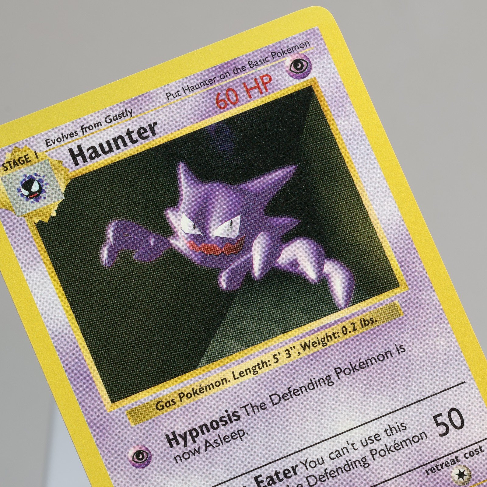 Pokemon TCG Haunter 29102 Base Set Uncommon Shadowless WOTC 1999 NM 168006227365