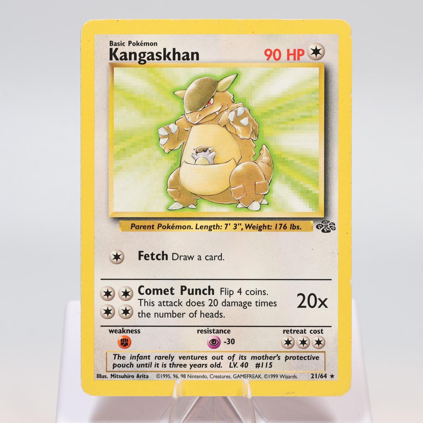 Pokemon TCG Kangaskhan 2164 Jungle Rare WOTC PL 168411843675 2