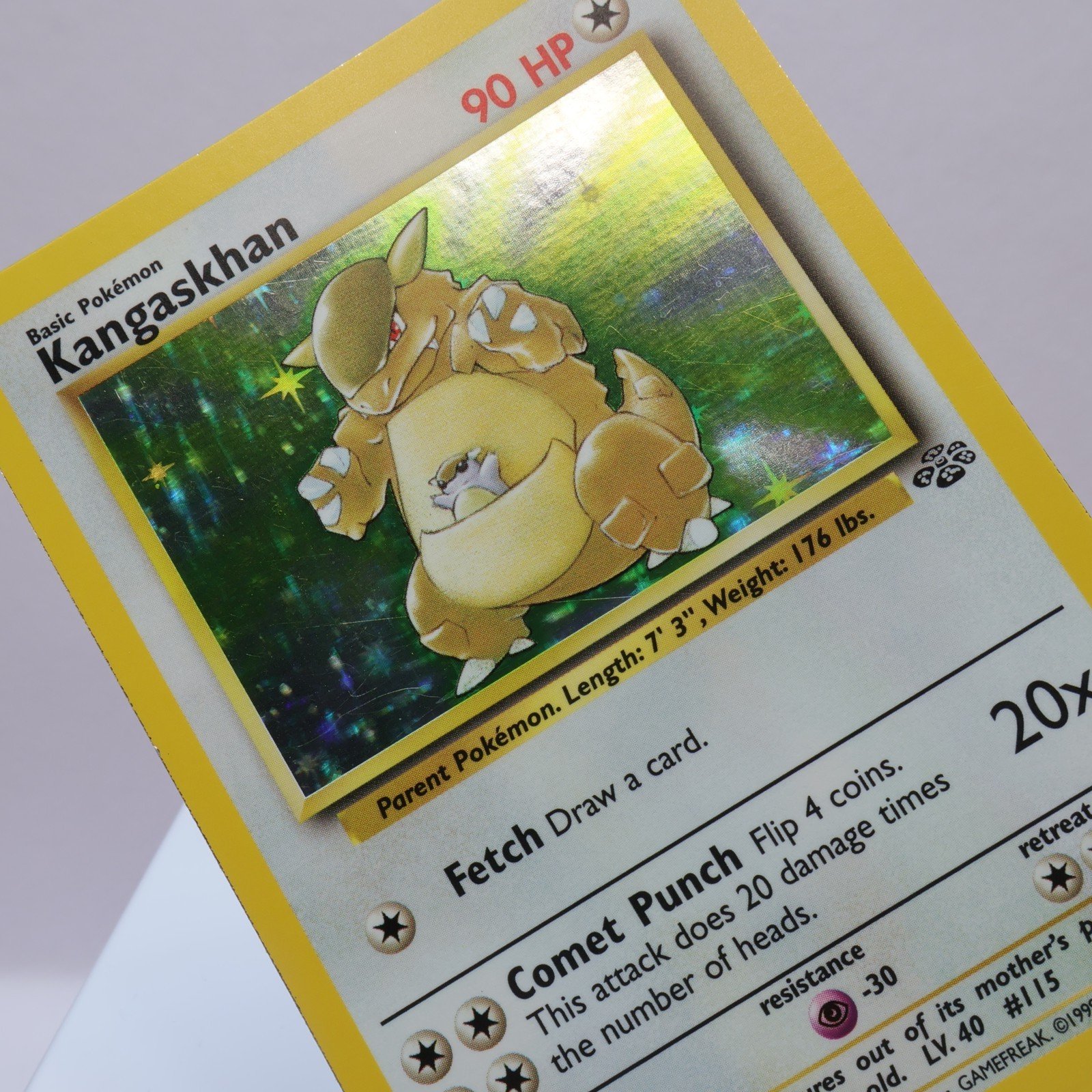 Pokemon TCG – Kangaskhan 5/64 Jungle Holo Rare  WOTC 1999 – EXC