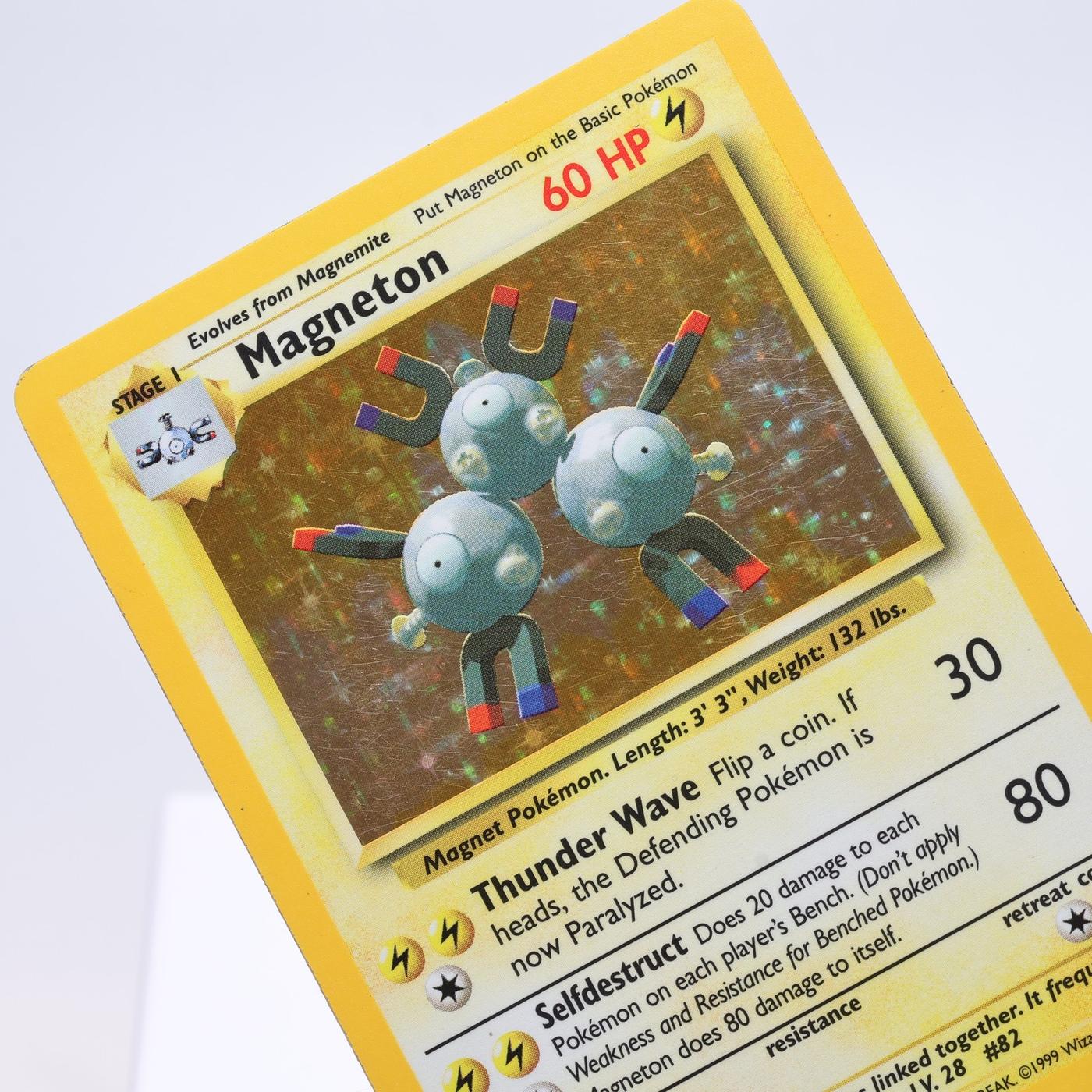 Pokemon TCG Magneton 9102 Base Set Holo Rare WOTC LP 168327252505
