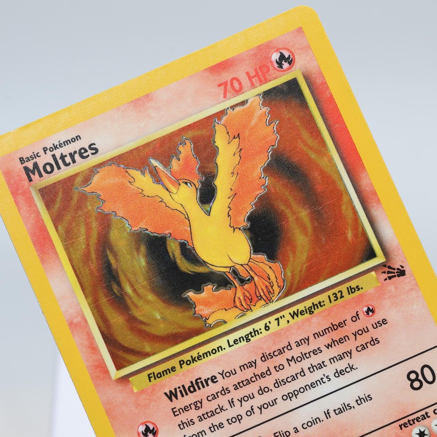 Pokemon TCG Moltres 1262 Fossil Holo Rare WOTC EXCNM 168421188095