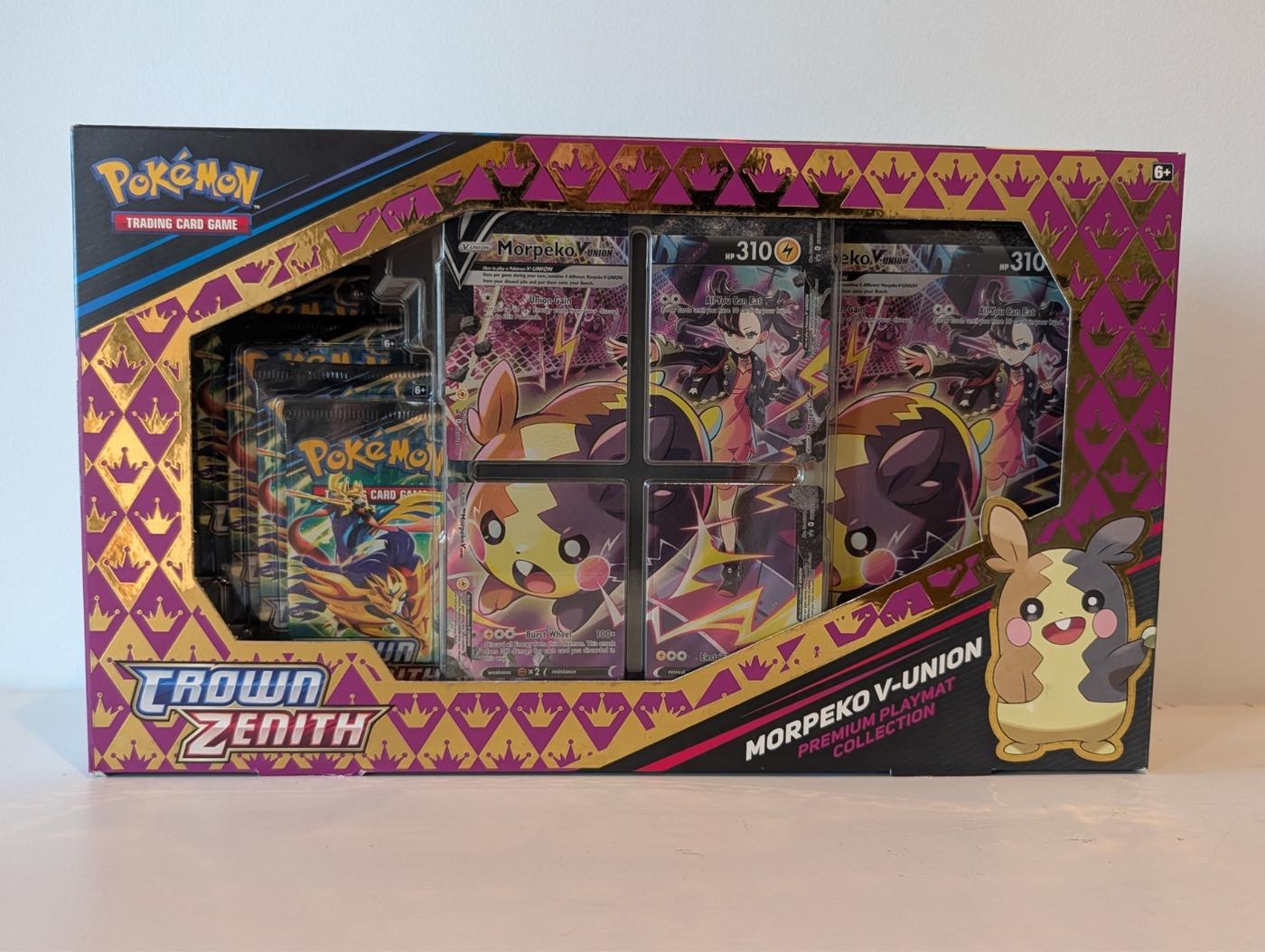 Pokemon TCG – Morpeko V-Union – Premium Playmat Collection – Crown Zenith