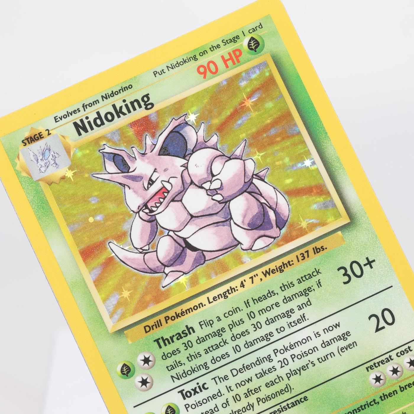 Pokemon TCG Nidoking 11102 Base Set Holo Rare WOTC EXC 168220700185
