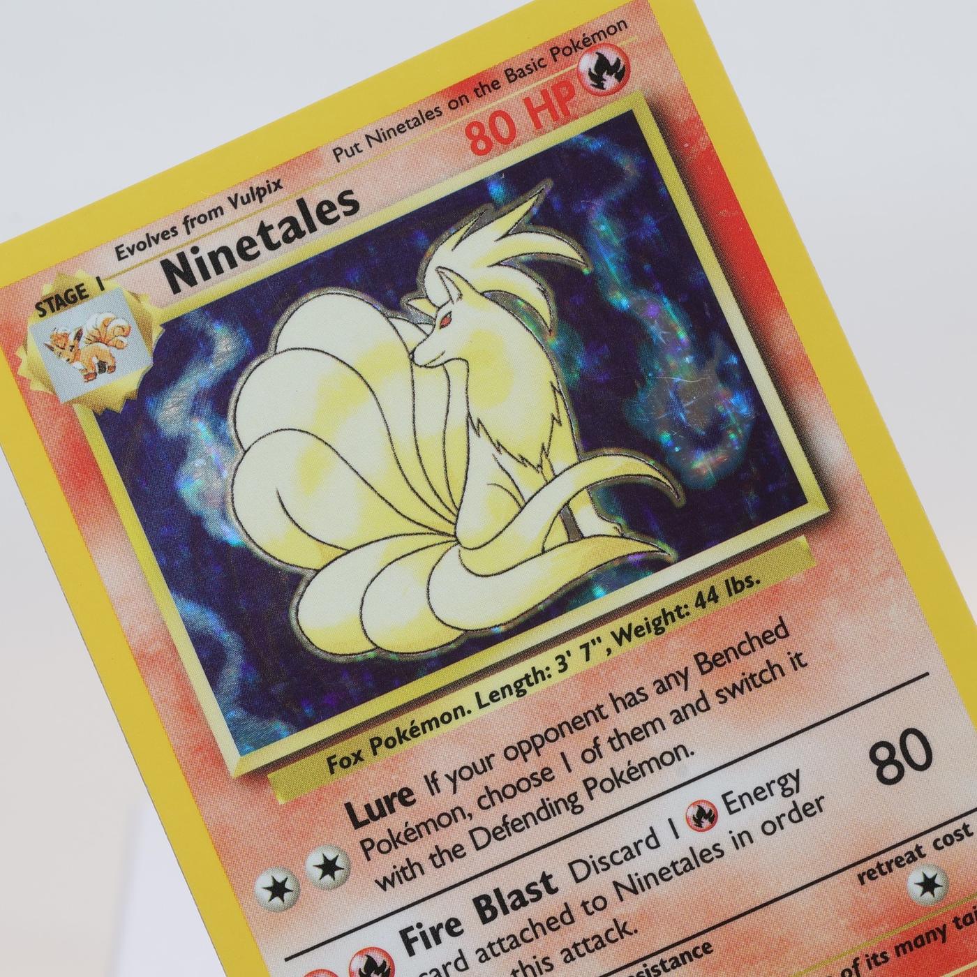 Pokemon TCG Ninetales 12102 Base Set Holo Rare WOTC EXC 168205418435