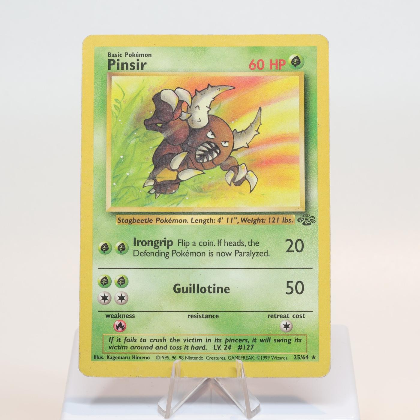 Pokemon TCG Pinsir 2564 Jungle Rare WOTC HP 168232466085 2