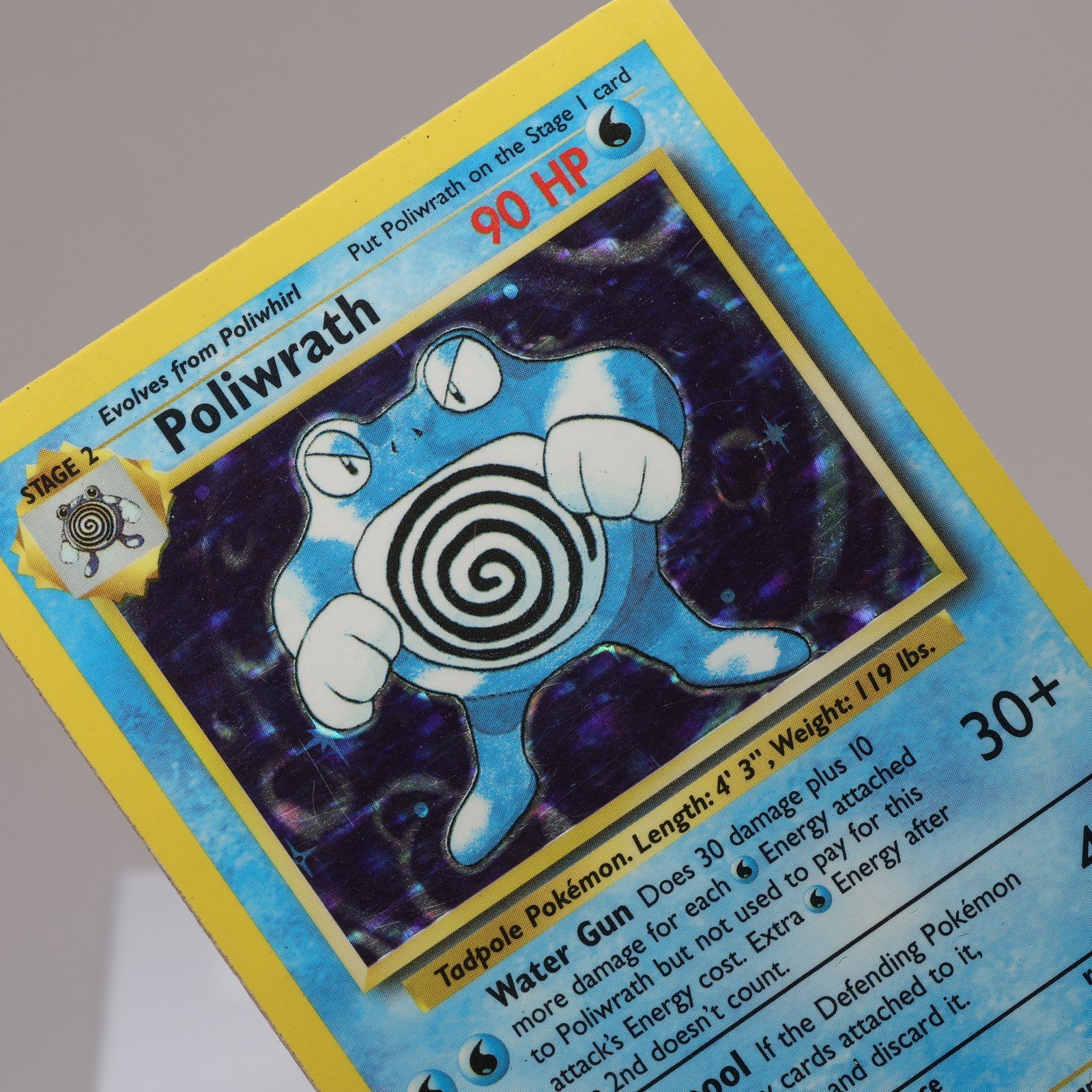 Pokemon TCG Poliwrath 13102 Base Set Holo Rare WOTC 1999 PL 167974214005