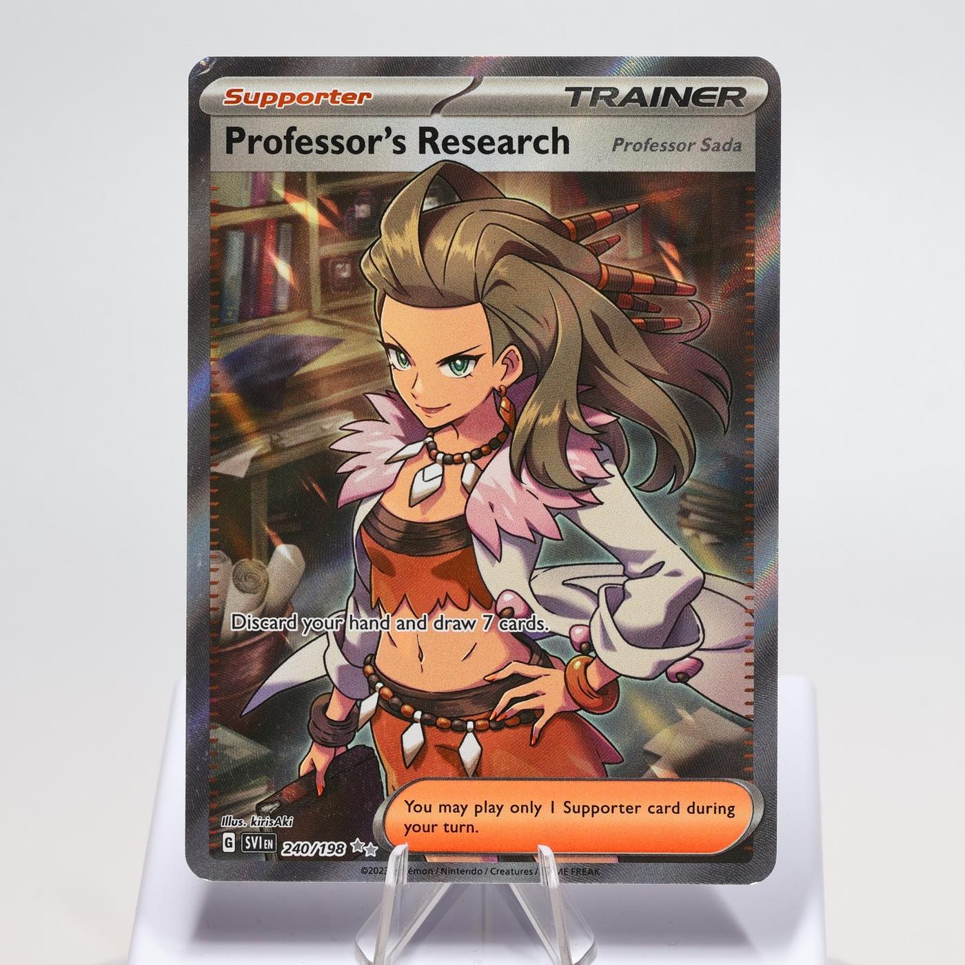 Pokemon TCG Professors Research 240198 SV Ultra Rare EXCNM 168289851195 2