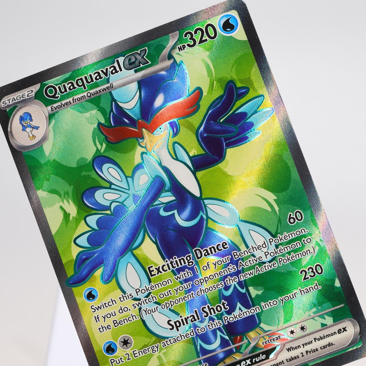 Pokemon TCG Quaquaval Ex 235193 Paldea Evolved Ultra Rare EXCNM 168289851175