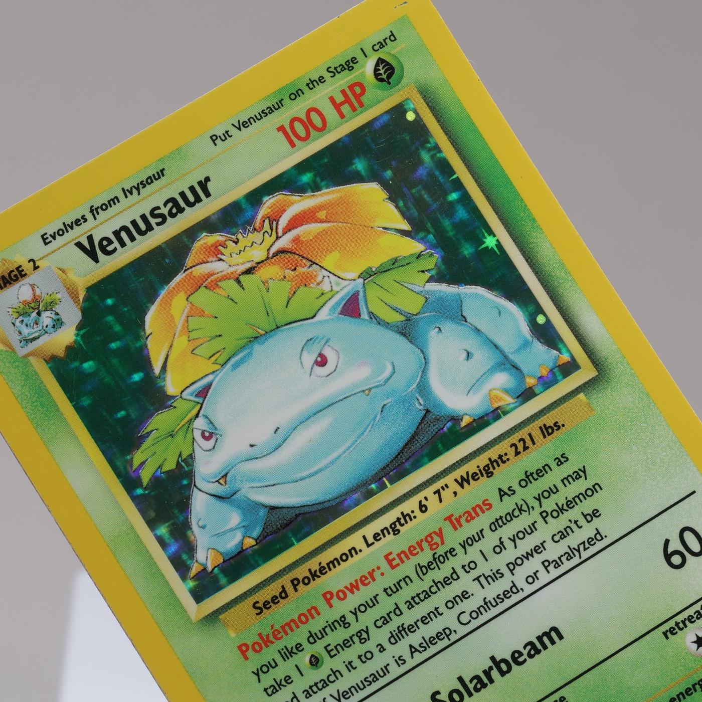 Pokemon TCG Venusaur 15102 Base Set Holo Rare WOTC 1999 EXCNM 167950659105