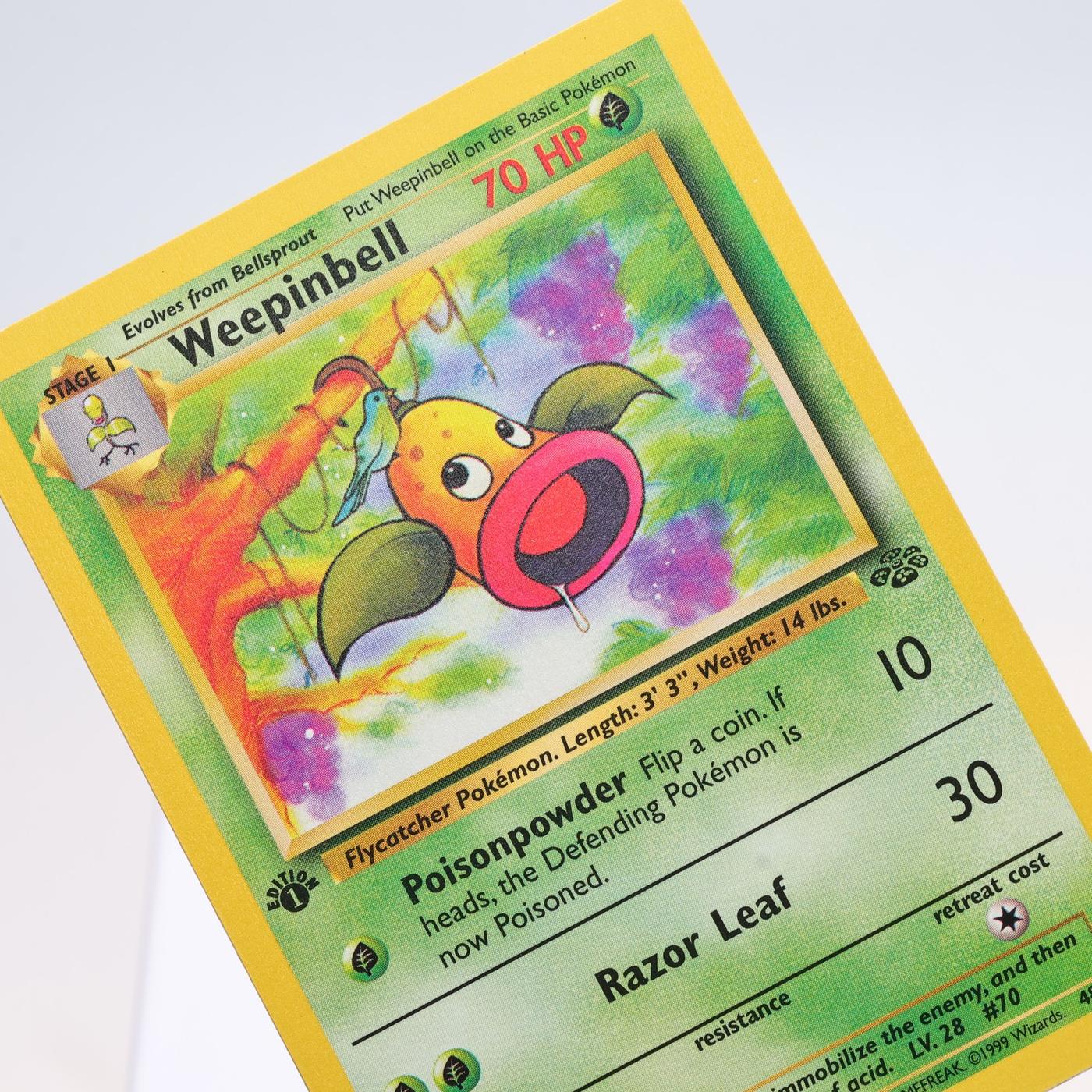 Pokemon TCG Weepinbell 4864 Jungle Uncommon 1st Edition WOTC NM 168300703675