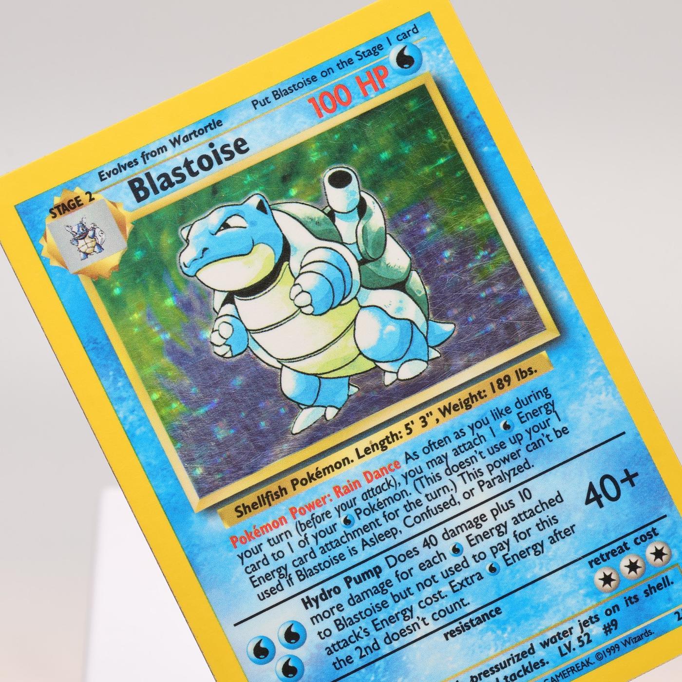 Pokemon TCG – Blastoise 2/102 Base Set Holo Rare  WOTC – PL