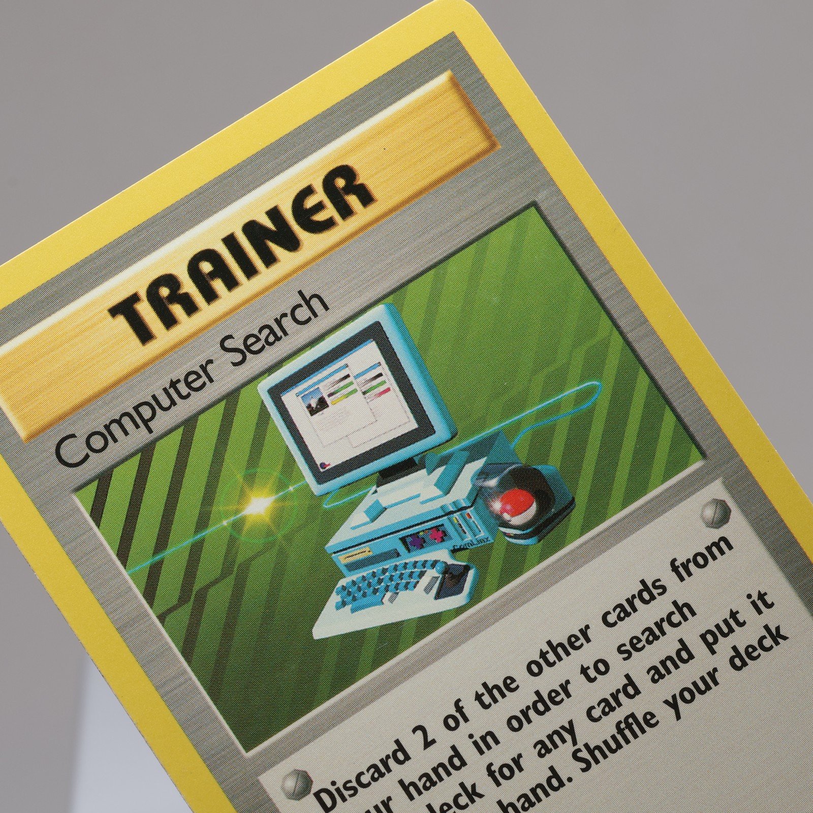 Pokemon TCG Computer Search 71102 Base Set Rare WOTC 1999 MP Indent 167974214006