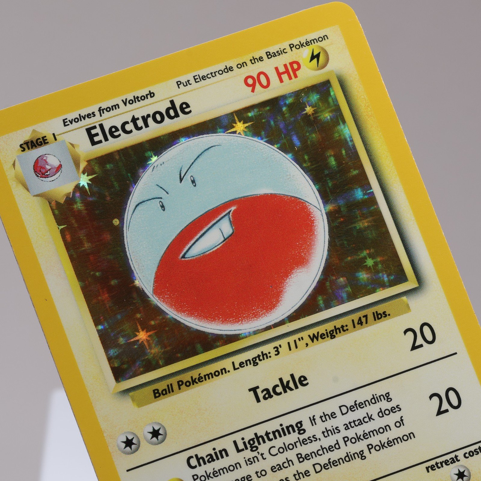 Pokemon TCG – Electrode 2/64 Jungle Holo Rare  WOTC 1999 – EXC/NM Misprint