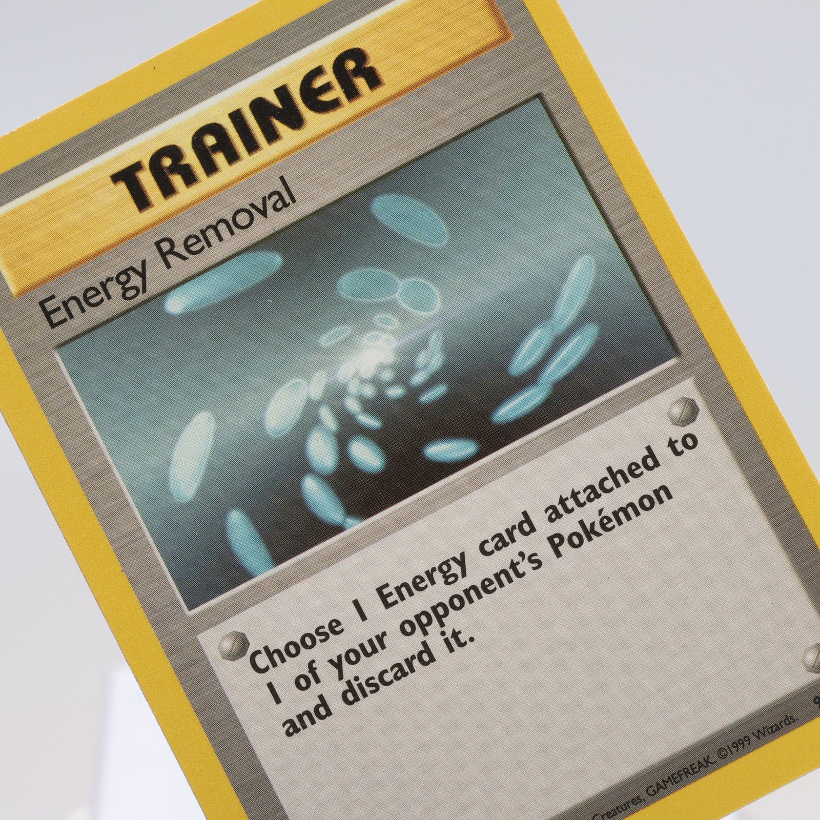 Pokemon TCG – Energy Removal 92/102 Base Set Common  WOTC 1999 – EXC