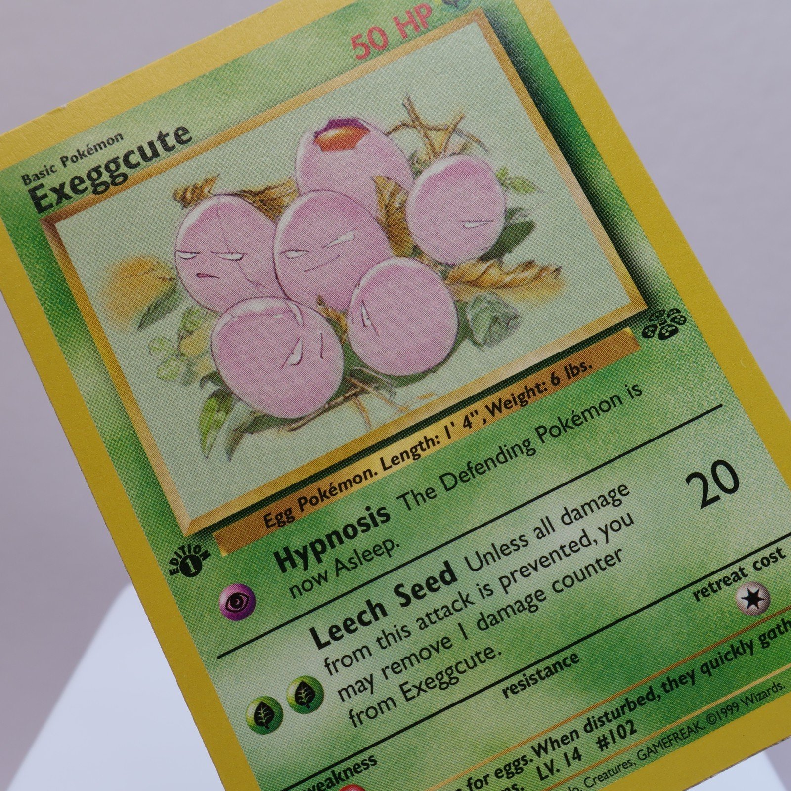 Pokemon TCG – Exeggcute 52/64 Jungle Common 1st Edition WOTC 1999 – LP