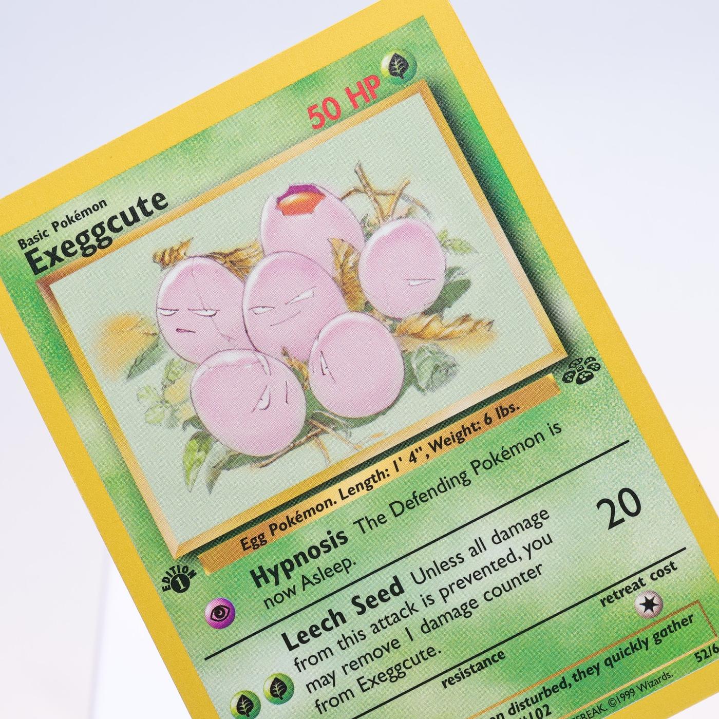 Pokemon TCG Exeggcute 5264 Jungle Common 1st Edition WOTC EXCNM 168300703686