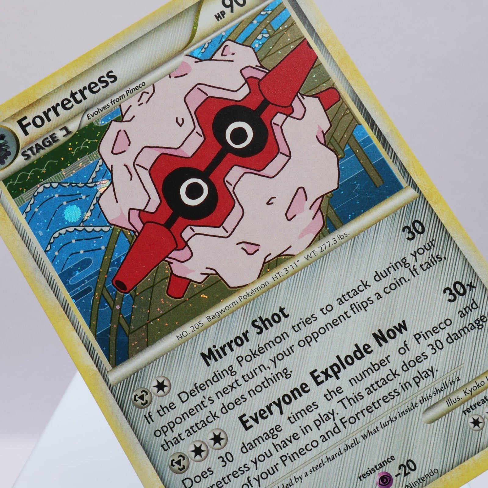 Pokemon TCG Forretress 390 Undaunted Holo Rare EXC 167633392786