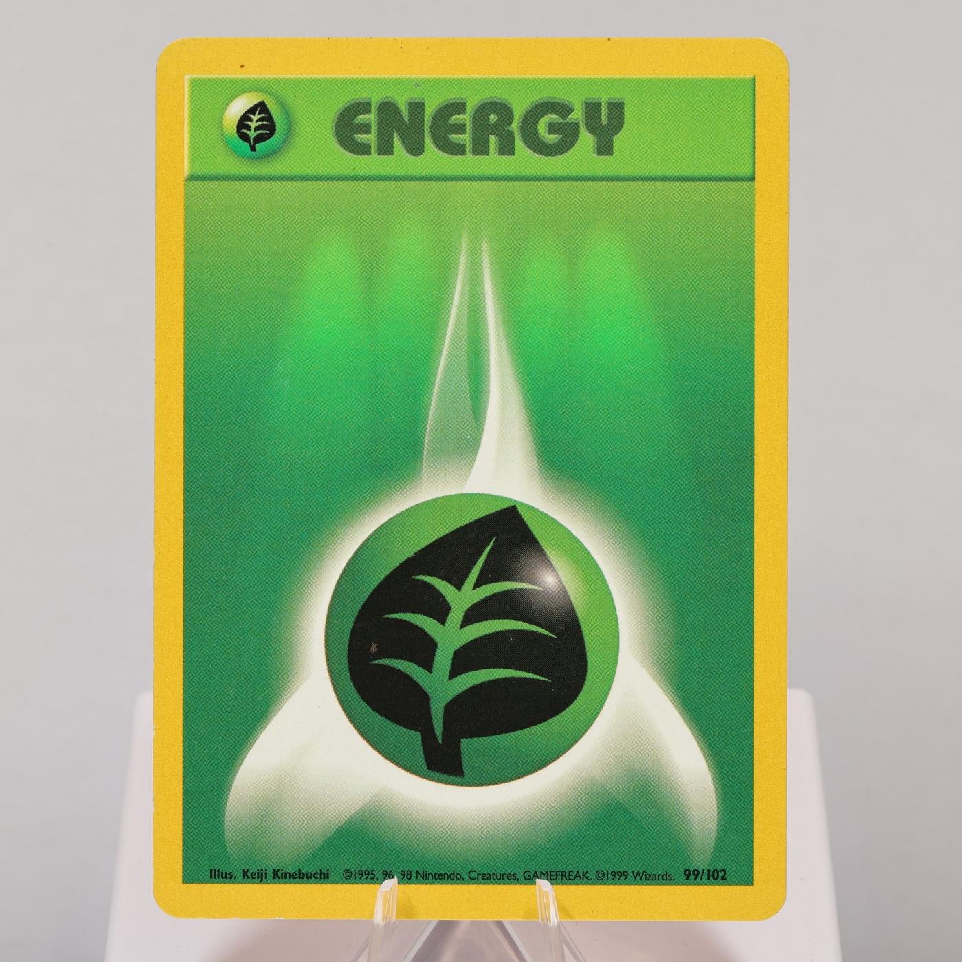 Pokemon TCG Grass Energy 99102 Base Set Common Unlimted WOTC EXC 168575354976 2