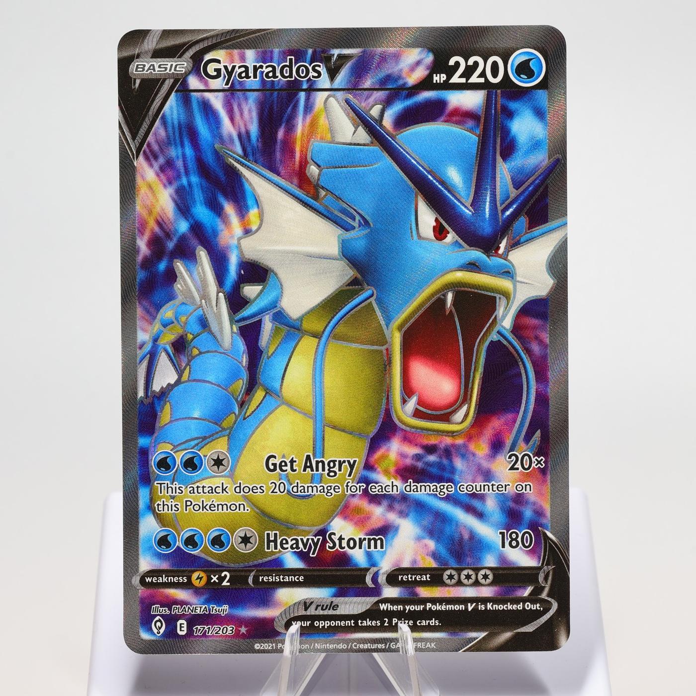 Pokemon TCG Gyarados V 171203 Evolving Skies Full Art NMM 168287250366 2