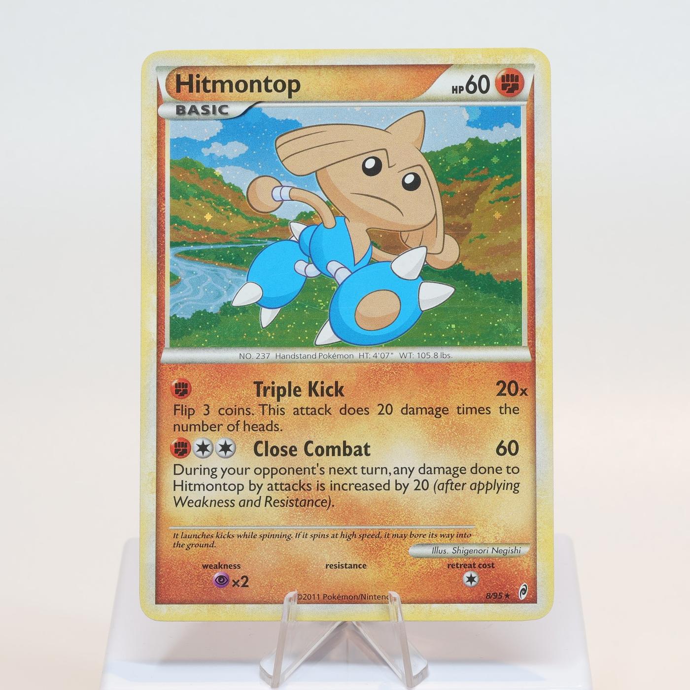 Pokemon TCG Hitmontop 895 Call Of Legends Holo Rare WOTC EXCNM 168232466126 2