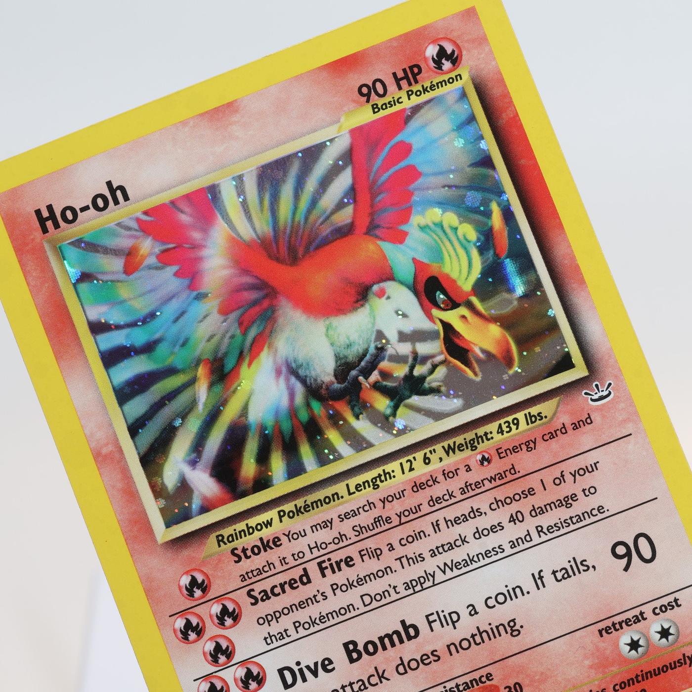 Pokemon TCG Ho Oh 764 Neo Revelation Holo Rare WOTC EXCNM 168205418436