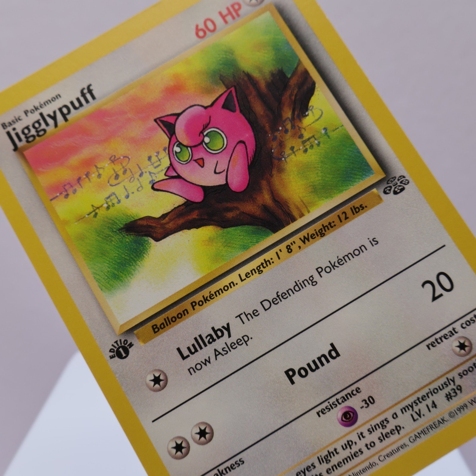 Pokemon TCG – Jigglypuff 54/64 Jungle Common 1st Edition WOTC 1999 – NM