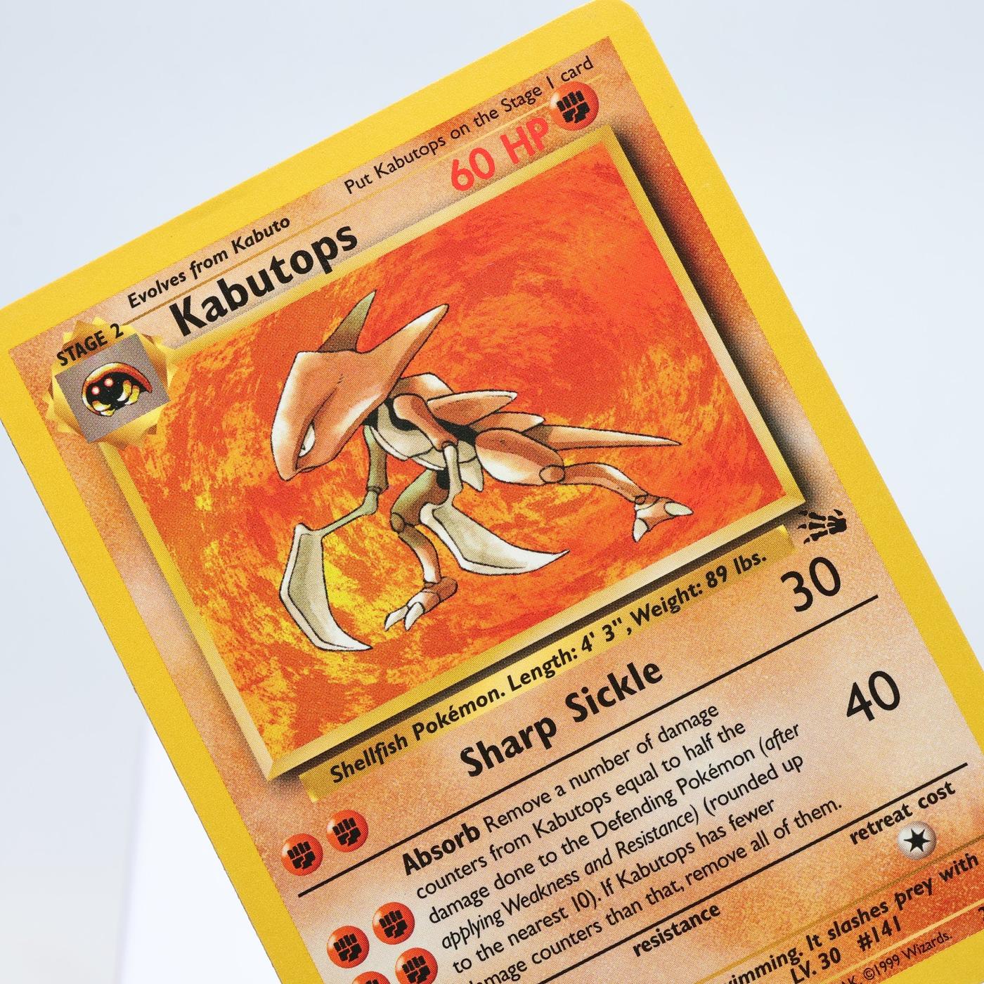 Pokemon TCG Kabutops 2462 Fossil Rare WOTC EXC 168327252496