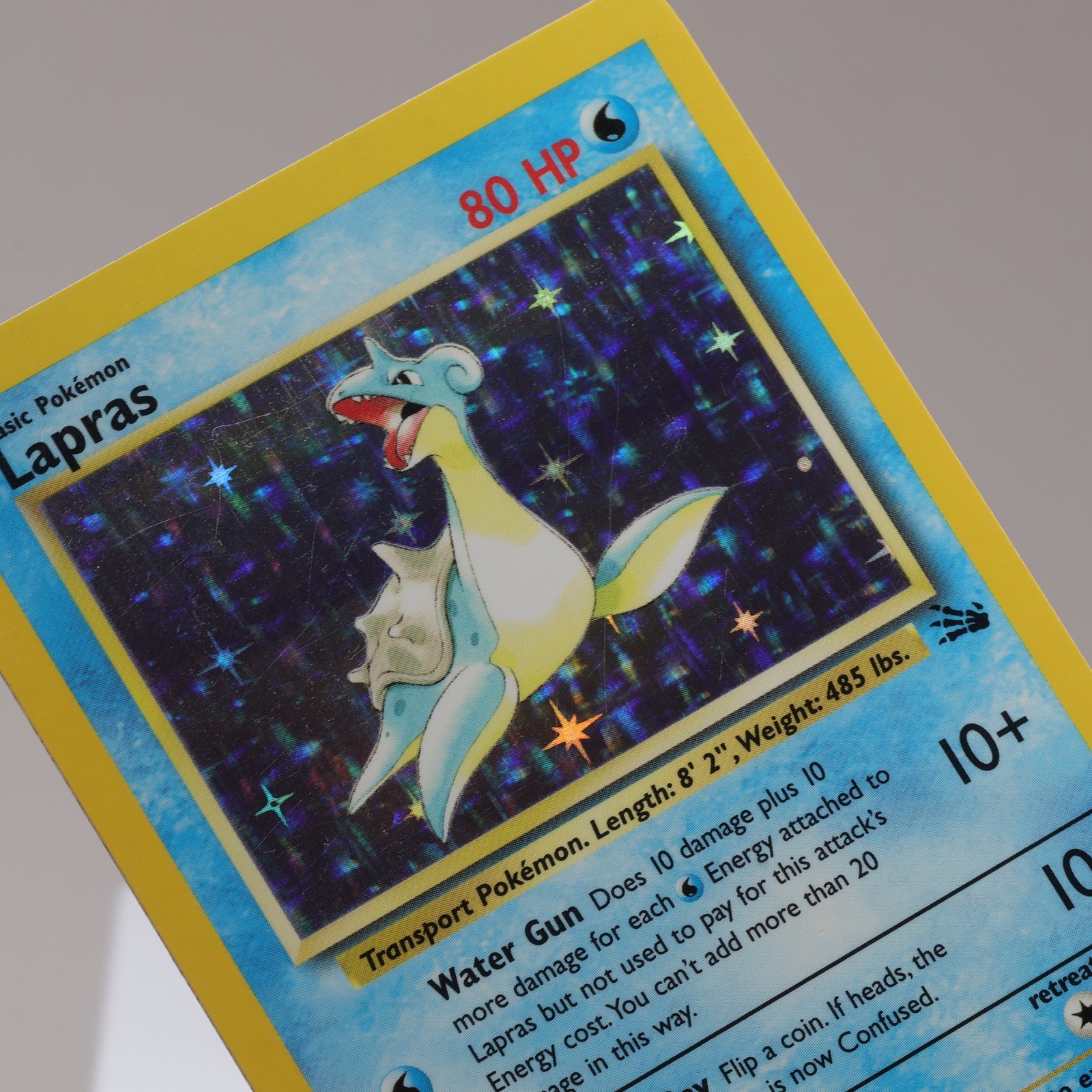 Pokemon TCG Lapras 1062 Fossil Holo Rare WOTC 1999 EXC 167950659036