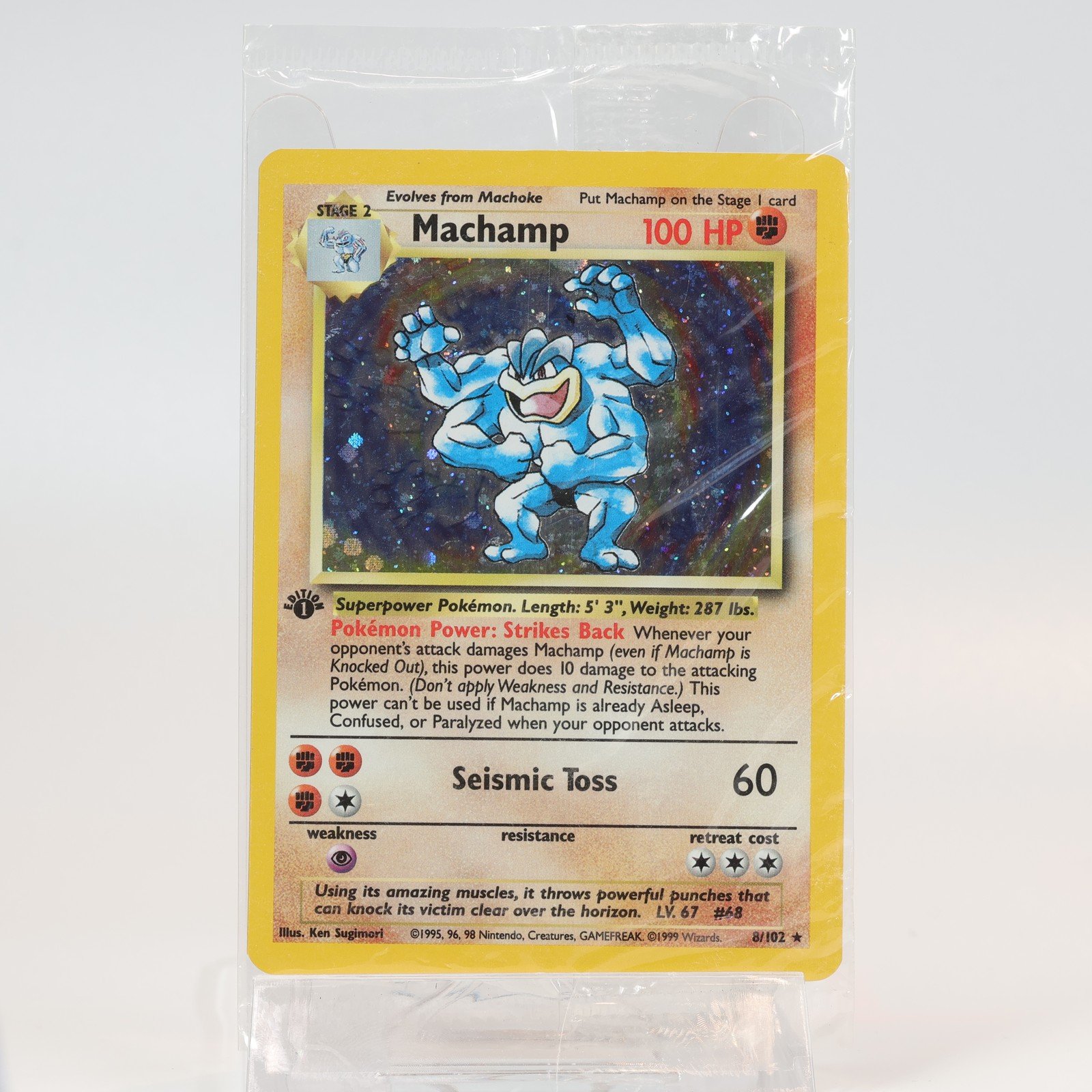 Pokemon TCG Machamp 8102 Base Set Holo Rare WOTC 1999 Sealed 168144948336 2