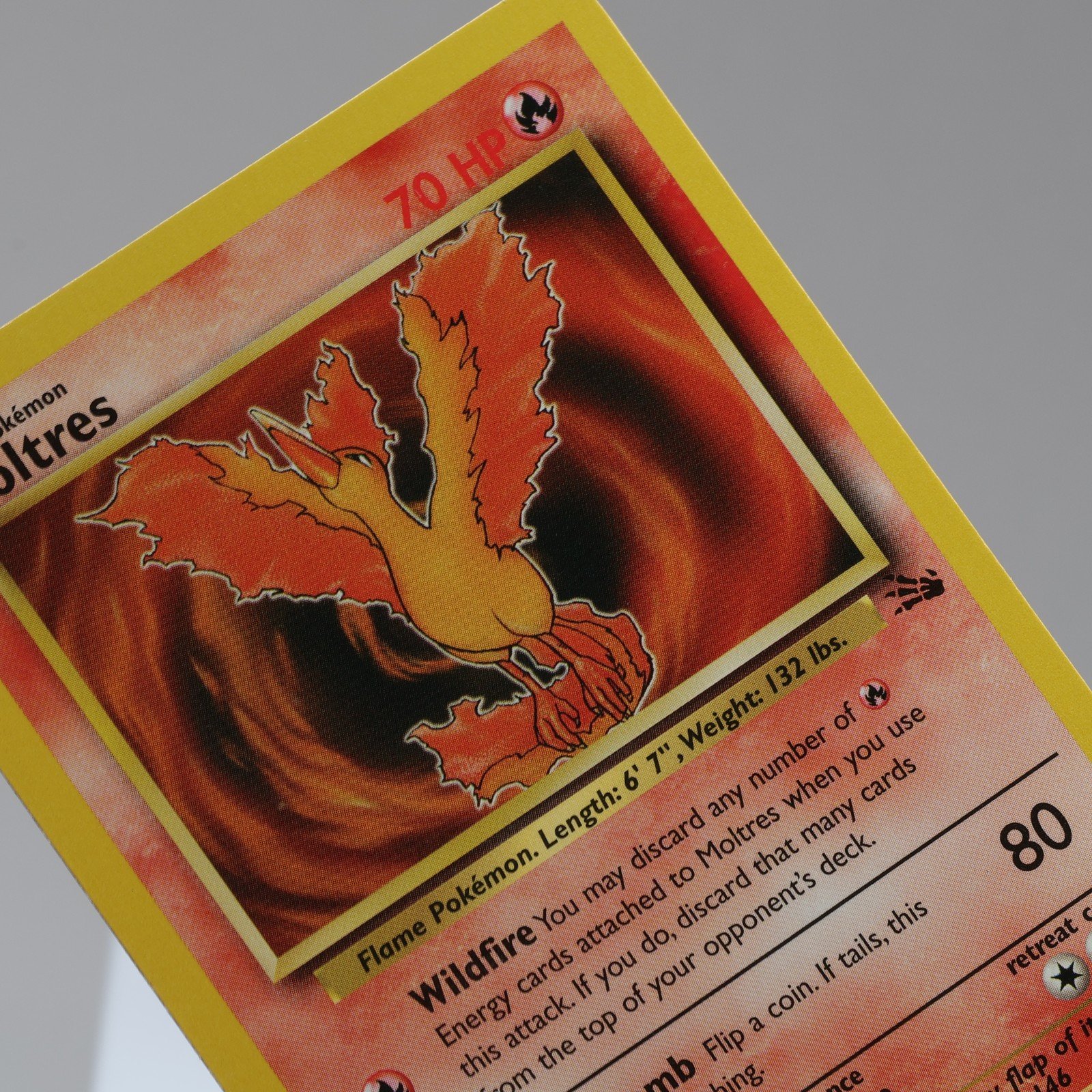 Pokemon TCG Moltres 2762 Fossil Rare WOTC 1999 NM 167950659066