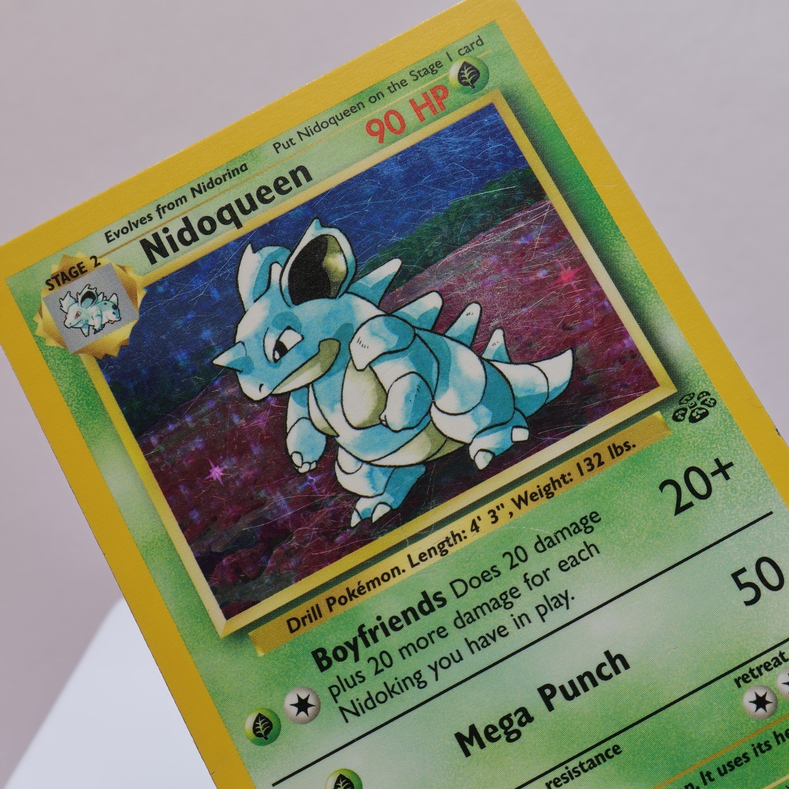Pokemon TCG Nidoqueen 764 Jungle Holo Rare WOTC 1999 PL 167830364476
