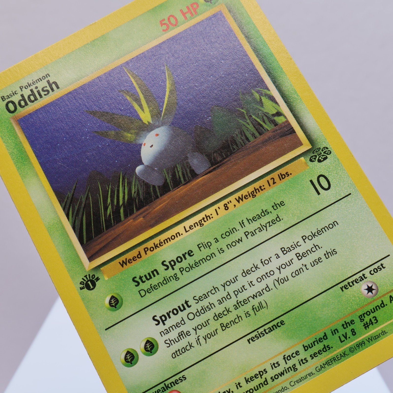 Pokemon TCG – Oddish 58/64 Jungle Common 1st Edition WOTC 1999 – EXC