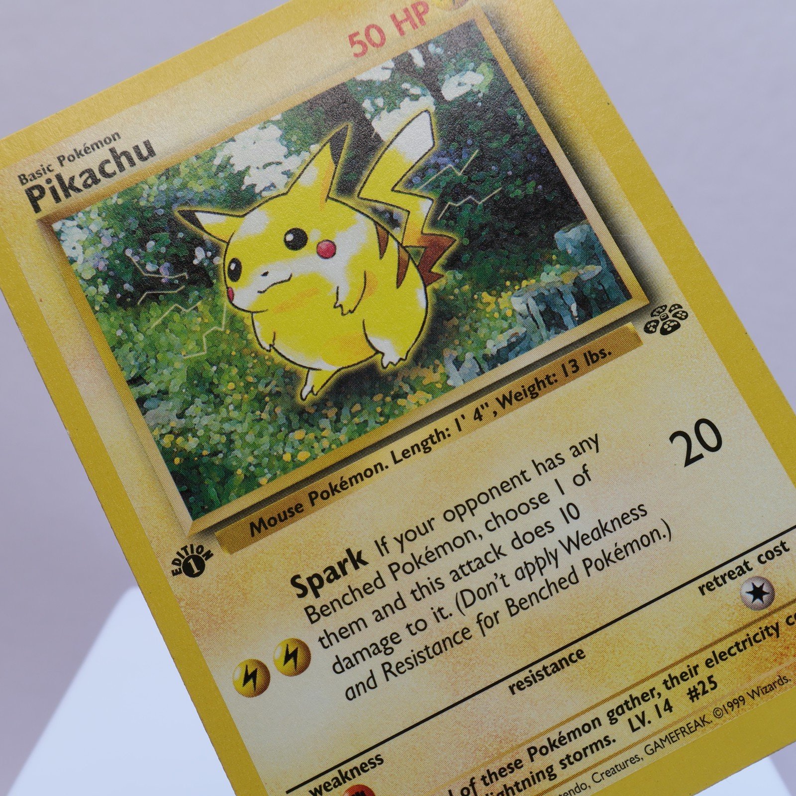 Pokemon TCG – Pikachu 60/64 Jungle Common 1st Edition WOTC 1999 – LP