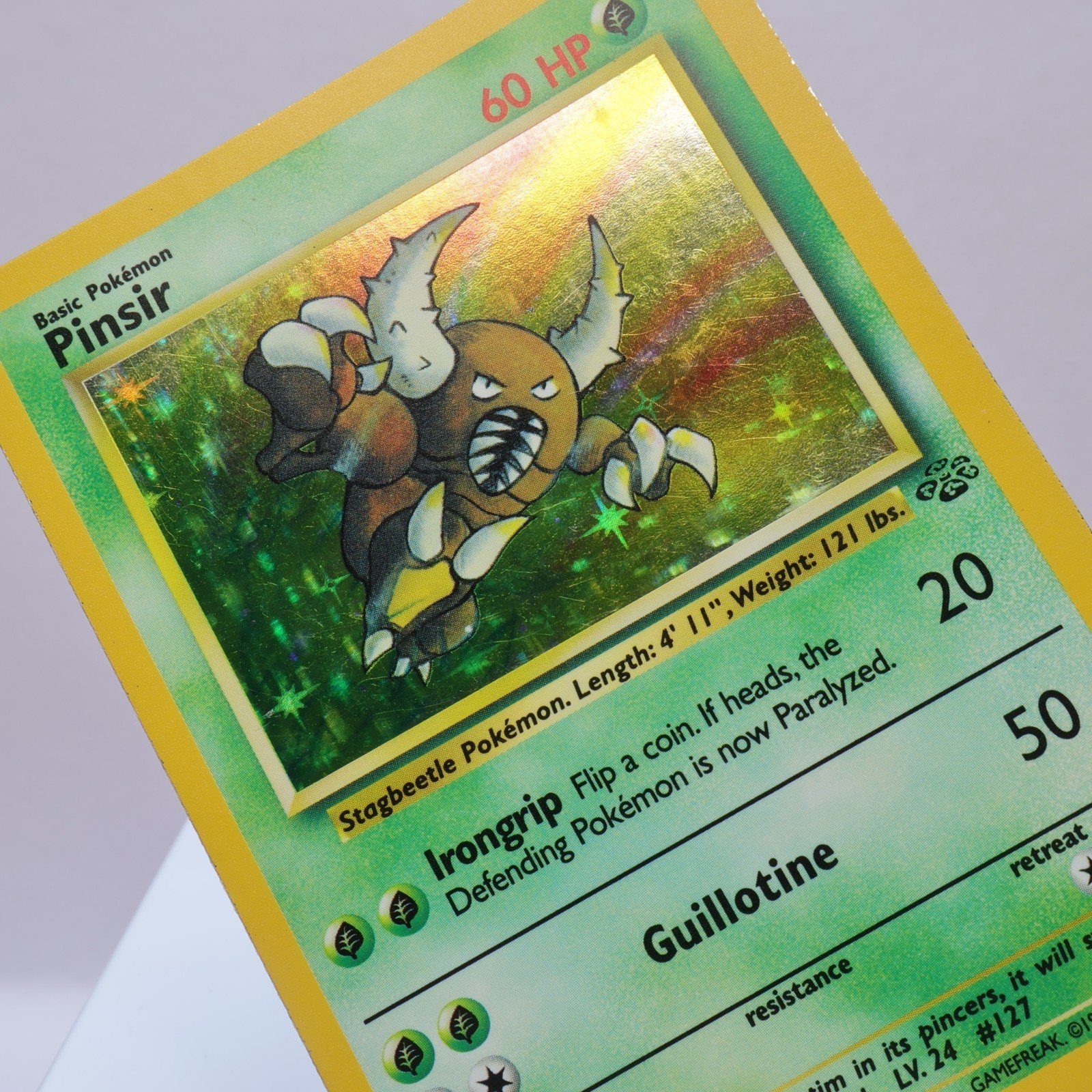 Pokemon TCG – Pinsir 9/64 Jungle Holo Rare  WOTC 1999 – LP