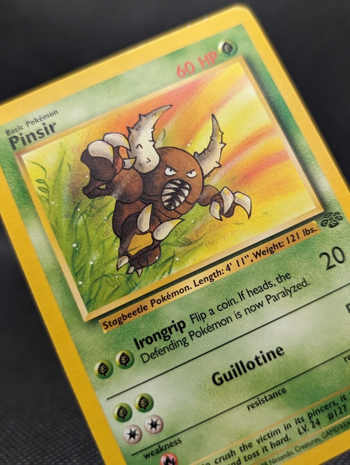 Pokémon TCG – Pinsir Jungle 25/64 Regular Unlimited Rare – EXC