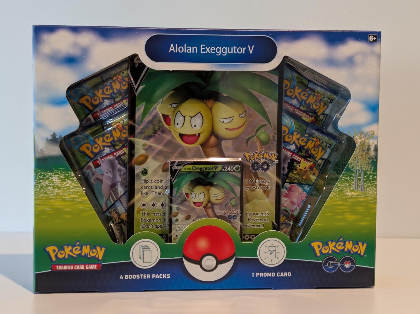 Pokemon TCG Pokemon GO Collection Alolan Exeggutor V Factory Sealed 168546783976