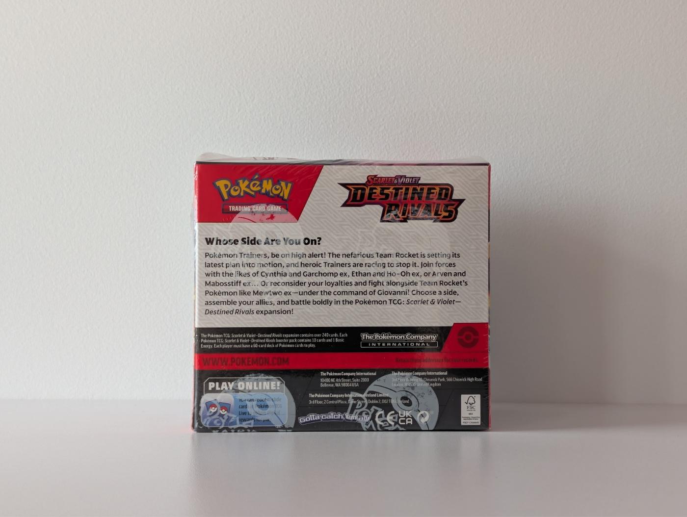 Pokemon TCG Scarlet Violet 10 Destined Rivals Booster Box Sealed 168351616066 2